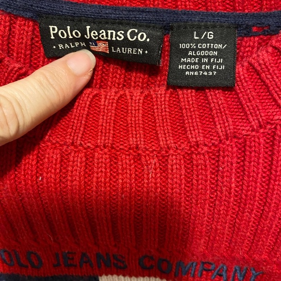 Polo by Ralph Lauren Red Sweater for Women - Picture 3 of 3